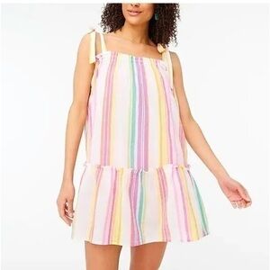 NWT J Crew Striped MIDI Sundress
